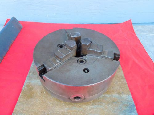 CUSHMAN 8-1/2&#034; LATHE CHUCK  3 JAW WITH THREADED MOUNT MODEL 834B MADE IN USA