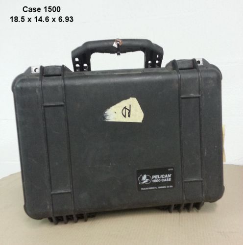 Pelican/storm case  #1500 - black - 18.5x14.6x6.93 for sale