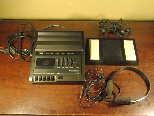 PANASONIC RR-930 MICROCASSETTE TRANSCRIBER with Foot Control / Headphones RR930