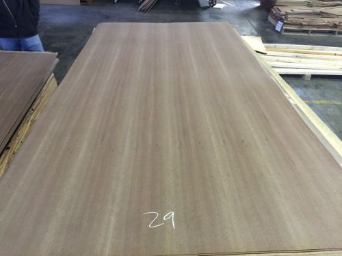 Wood veneer peruvian walnut 48x96 1 piece 10mil paper backed &#034;exotic&#034; 506/9a 29 for sale