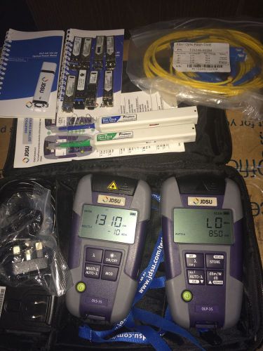 JDSU Acterna SmartPocket OMK-35 SM Fiber Loss Test Set OLP-35 OLS-35 OLP + EXTRA