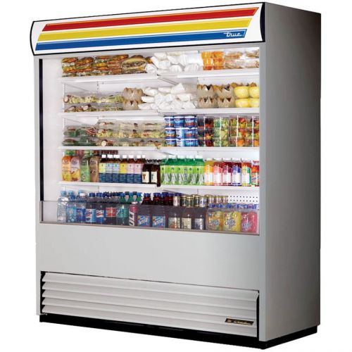 True TAC-72-LD Stainless Steel Vertical Air Curtain Refrigerator- $7,150