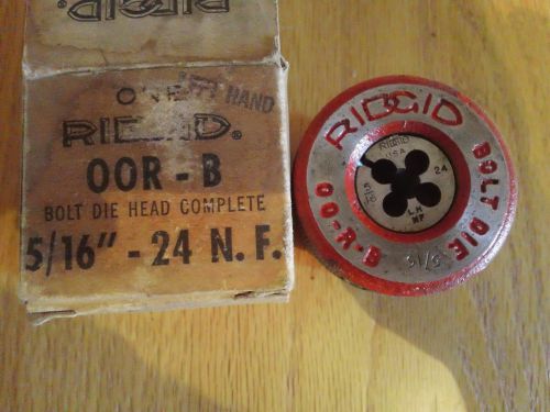 NEW Ridgid 500B Bolt Threading Dies 5/16 left hand Nf  00-rb