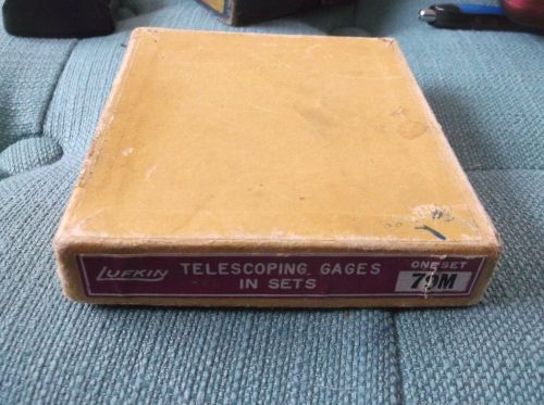 LUFKIN Telescoping Hole Gage Set 79-M   Vintage box only!!!