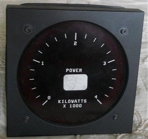 DIXSON 244342 DIGITAL KILOWATT POWER METER GAUGE PANEL