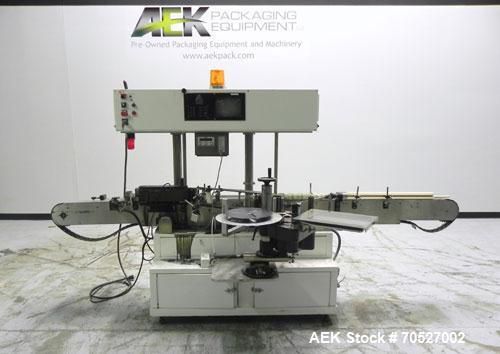 Used- Avery Model 8005 Wraparound Pressure Sensitive Labeler. Capable of speeds