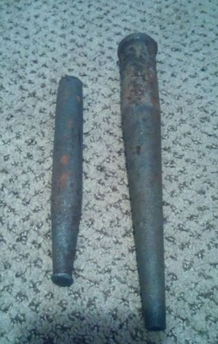 Cast Iron Heavy Duty Punches Vintage Blacksmith Knife Maker Set of 2