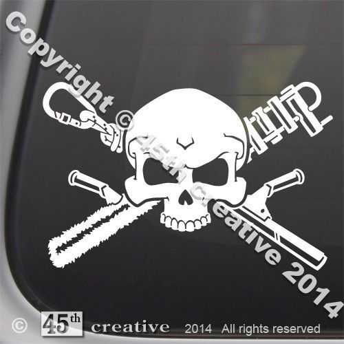 Window Cleaner Crossbone Decal - window squeegee t bar rappel rack skull sticker