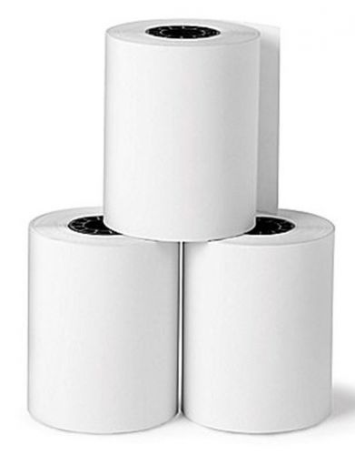 2 1/4&#034; x 85&#039; Thermal Credit Card Paper Rolls - Pack of 3