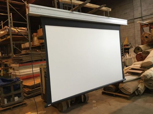 Draper access series v automated ceiling flush mount movie screen 94&#034; for sale