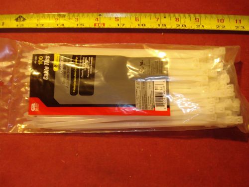 (3623.) GB Gardner Bender Cable Ties 100 ct - 8&#034; Length