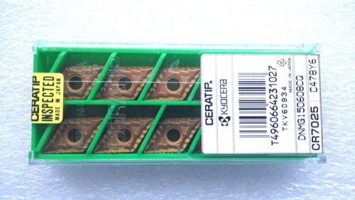 LOT OF 10 KYOCERA CERATIP DNMG150608CQ DNMG442CQ CR7025  INSERTS