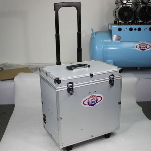 Dental portable unit+air compressor+suction+3-way syringe+handpiece pipe 2/4h ce for sale