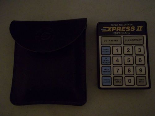 SUPRA ADVANTAGE EXPRESS II SUPERCARD REMOTE CONTROL FOR LOCKBOX + CARRYING CASE