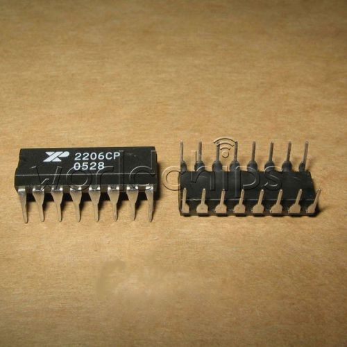 2pcs Exar XR2206 Monolithic Function Generator IC 16 PIN DIP; XR2206CP W