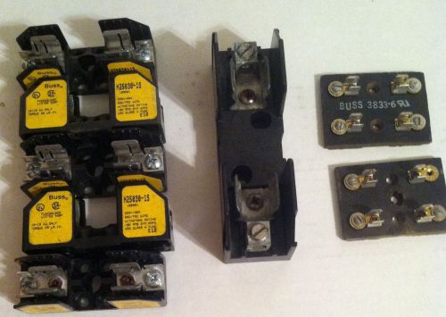 Fuse Holder s Lot H25030-1S 250V 6A Bussman 3833-6