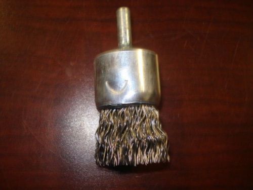 PRESTIGE PLUS Crimped End Wire Brush 1&#034;, .020 Wire, QTY 5, 64000410P  |FB0|RL