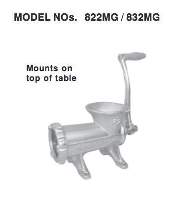 Manual Meat Grinder #22 Uniworld 822MG NEW #4610