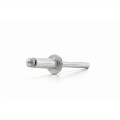 POP, BLIND OPN-END RIVET .125D, .063-.125GR DMHEAD ALU/ALU, GRAY PAINTED