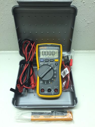 FLUKE 117 TRMS MULTIMETER + STORAGE CASE + SN:22181323 MUST SEE! TP#2133959