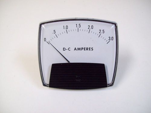 RAM METER 250400LJLJ 0-3.0 D-C AMPERES GAUGE - NEW - FREE SHIPPING!!!