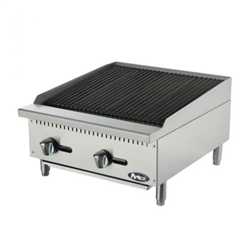 Atosa ATCB-24 Heavy Duty Char Rock Charbroiler gas countertop 24&#034;