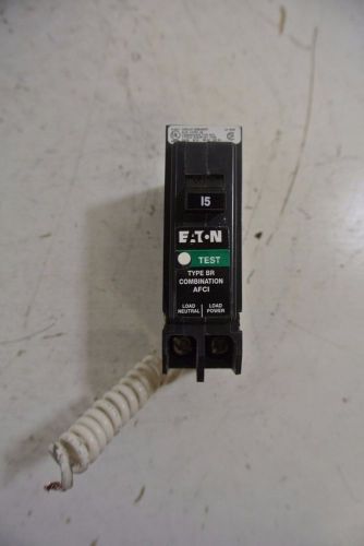 Eaton 1 Pole 15 Amp Arc Fault Circuit Breaker Cat:  BRCAF115 TESTED