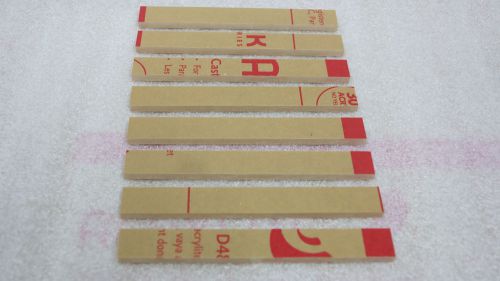 WOW !8 XCNC PRECISION CUT ACRYLIC/PLEXIGLASS SHEET CLEAR 1/4&#034; X 11/16&#034; X 6&#034;