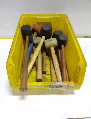 BIN #22 LOT OF 10 MALLETS