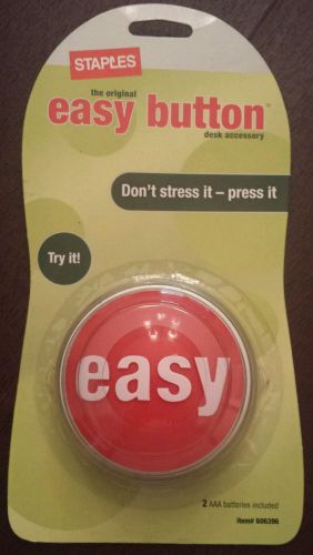 Vintage 2005 Staples Easy Button New in Box