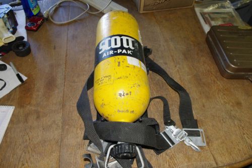 Scott air-pak 30-minute pressure breathing tank and regulator *free shipping* for sale