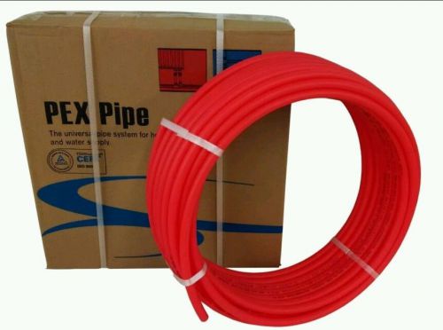 1/2&#034; x 300ft feet Pex Tubing Oxygen Barrier O2 EVOH Pex-B Red Radiant Floor Heat