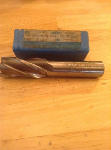 Niagara 35243 3/4 H.S.S. Four Flute Single End