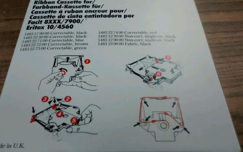 Ribbon Cassette for Facit 8xxx 7900 Eritex 10/4560