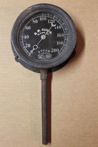 Antique Steam Gauge ( Fort Howard Wisconsin) (Rare)