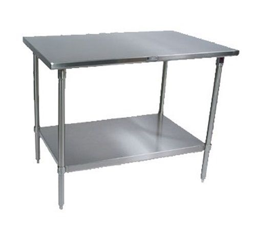 John Boos ST6-3696GSK Work Table - 96&#034; 96&#034;W x 36&#034;D stainless steel