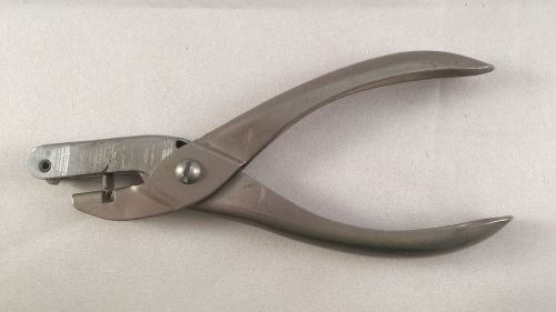 Tab Pliers LOKTABBER Addressograph Tool Tab Pliers Crimping Type Tool Vintage