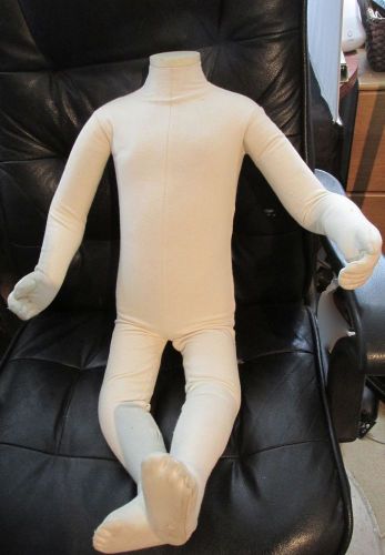 30&#039;&#039; Toddler Child Full Body Mannequin Headless Display Form Cloth Covered #2