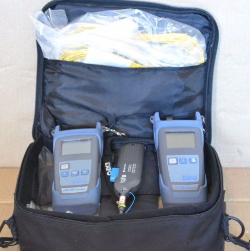 EXFO FPM-300 &amp; FLS-300 Fiber Loss Test Set FPM-302X FLS300 FLS-300-23BL-EI