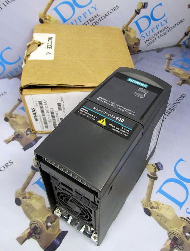 SIEMENS 6SE6440-2UD15-5AA1 0.55KW MICROMASTER 440 DRIVE NIB