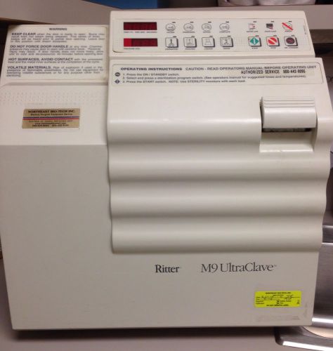 Midmark Ritter M9 Autoclave(Ultraclave)-Surgery,Dental,Dermatology,Tatoo