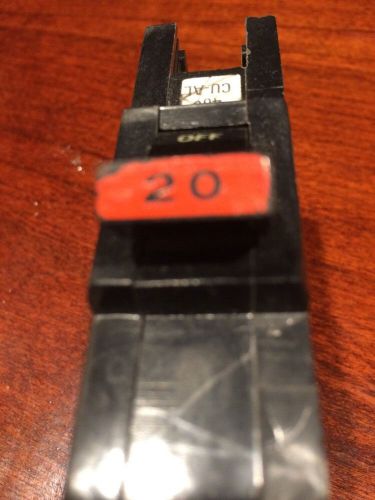 STAB-LOK 20 Amp Single Pole WIDE Breaker Federal Pacific Used