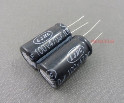 470uF 100V Electrolytic Capacitor 105degC Long Life LS x5pcs