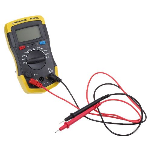 New Plastic XC6013L Capacitance Meter,Yellow