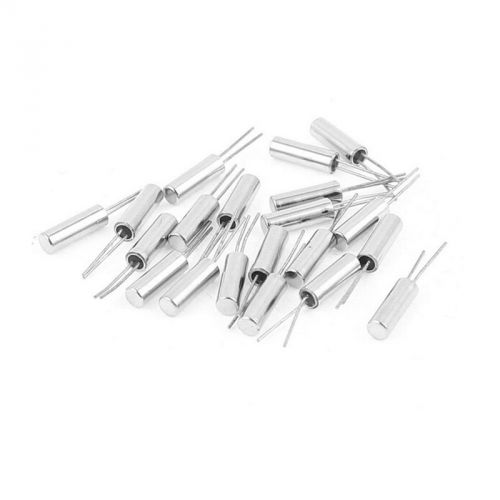 20Pcs 32.768KHz 32768HZ Cylindrical Crystal Oscillator 2 x 6 mm GSE