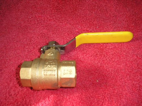 APOLLO INTERNATIONAL 1/2&#034; BRASS BALL VALVE THREAD, NEW NO BOX