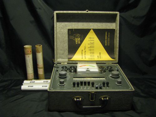 HEATHKIT TC-2 TUBE TESTER MODEL TC-2 - VERY CLEAN - WORKING W/ EXTRAS