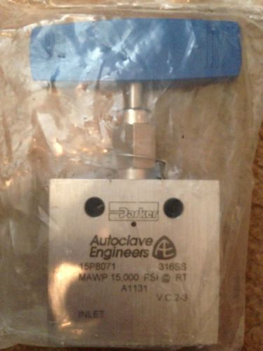 Autoclave Engineers 1/2&#034; NPT Needle Valve