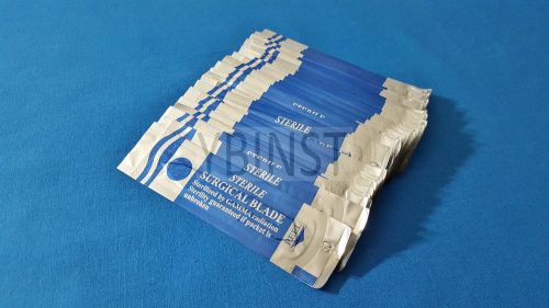 LOT 50 PCS CARBON STEEL AUTOPSY STERILE SURGICAL DENTAL SCALPEL BLADES #60