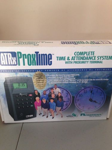 Acroprint ATRX Proxtime Proximity time and attendance system